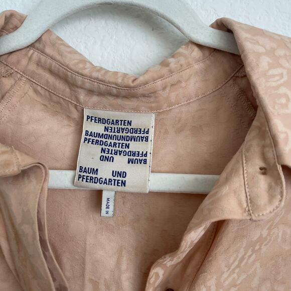 BAUM UND PFERDGARTEN Neutral Cream Cheetah Mini Dress - Picture 8 of 12